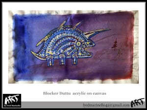 Blocker DUTTU / acrylic painting